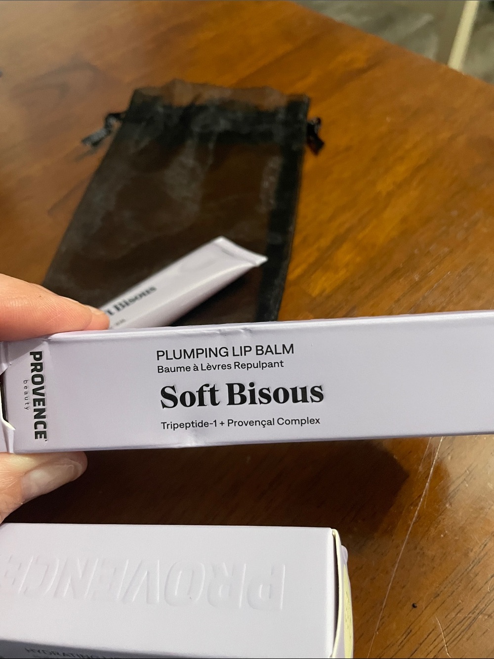 Provence Tinted Glacé Hydrating Lip Oil & Soft Bisous Plumping Lip Balm - Picture 7 of 11